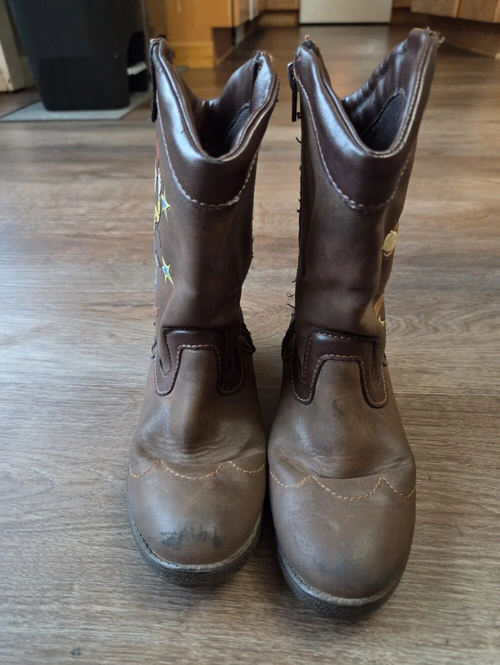 Disney Pixar Toy Story Woody & Bullseye Cowboy Boots Toddler Boys Size 12